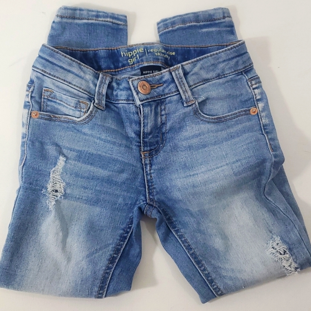 Hippie girl regular rise skinny size:5